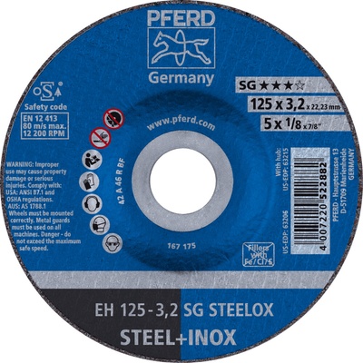 Pferd rezací kotúč 125 x 3,2 mm 61333432