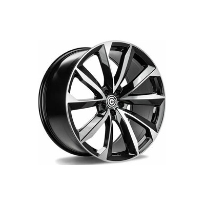 CARBONADO Icing 10x22 5x112 ET25 black polished