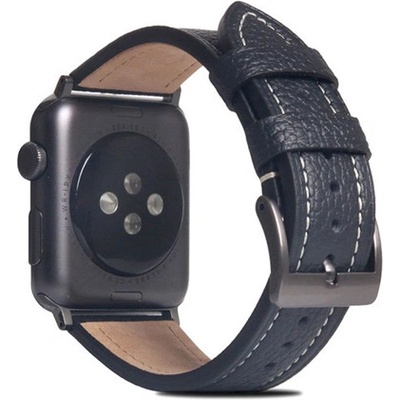 SLG Design remienok D8 Edition pre Apple Watch 42/44/45mm Black Blue SD-D8G-BS-AW44-BB