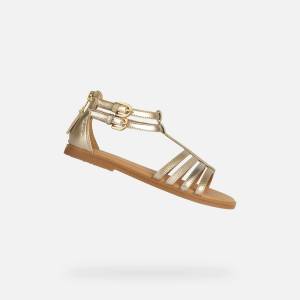Geox Сребристи детски сандали Geox Sandal Karly Girl Geox | Srebaren | Момичешки | 28