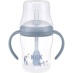 Nuk Бебешко шише NUK Perfect Match - Със силиконова сламка, TC, РР, 150 ml, Пингвин (10215401) - ozone