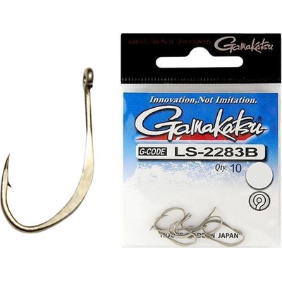 GAMAKATSU Hook LS-2283B Ring Eye vel.8 10 ks