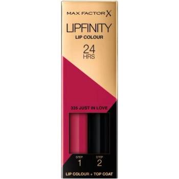 MAX Factor Lipfinity 24HRS Lip Colour дълготрайно червило с балсам 4.2 g нюанс 335 Just In Love