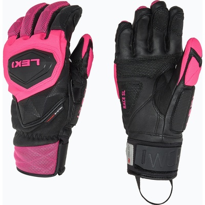 LEKI Дамски скиорски ръкавици LEKI WCR Venom SL 3D black/ rose