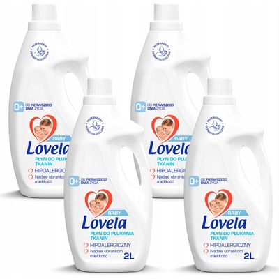 Lovela Baby hypoalergenní aviváž pro děti a kojence 4 x 2 l