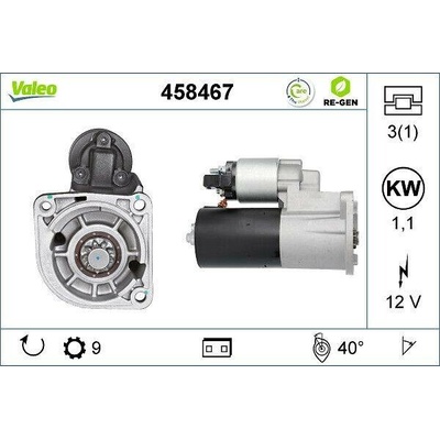 Startér VALEO 458467