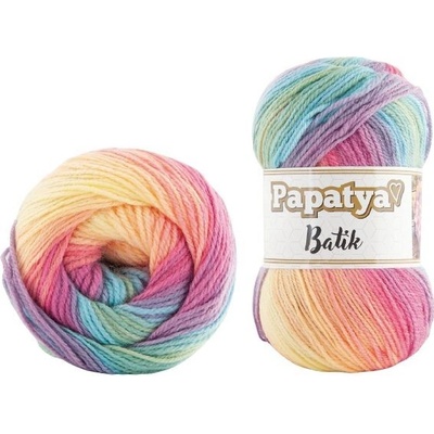 Kamgarn Příze Papatya Batik 554-11
