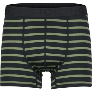 Stoic Мъжко мериносово термобельо Stoic Merino150 AlsenSt. Boxer Merino base layer - Black / Moss Green / Striped - размер 5XL (015-1638-1118)