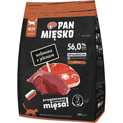 PAN MIĘSKO Hovädzie mäso s jeleňom 0,4 kg