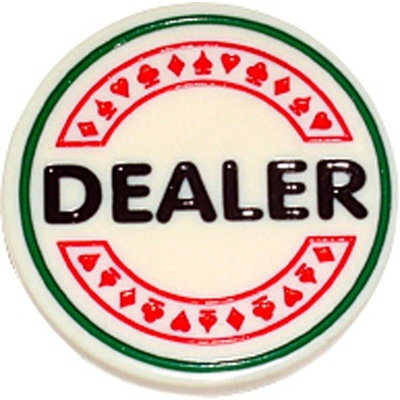 Dealer Button 6cm