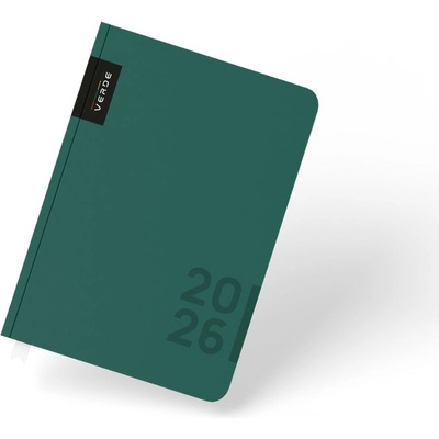 Verde A5 denní 2026 zelená – Zboží Dáma
