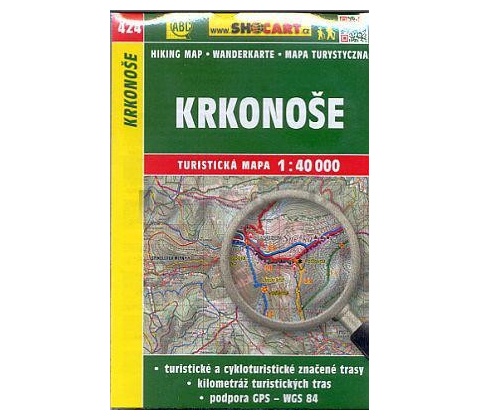 Krkonoše turistická mapa