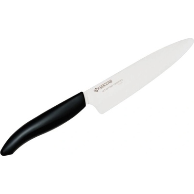 Keramický nôž KYOCERA univerzál s bílou čepelí 13 cm/ čierna rukojeť FK-130WH