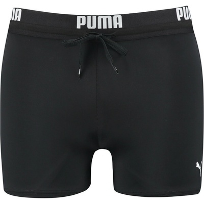 Puma Logo Swim Trunk čierne