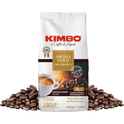 KIMBO Кафе на зърна Kimbo Aroma Gold 100% Арабика 1 кг