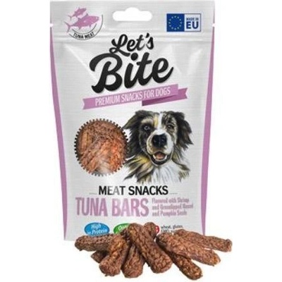 Brit Let's Bite Meat Snacks Tuna Bars Flavoured 80 g