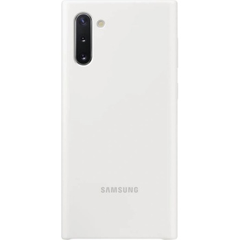 Samsung Silicone Cover Case EF-PN970TW - оригинален силиконов кейс за Samsung Galaxy Note 10 (бял)
