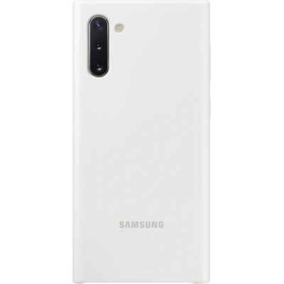 Samsung Silicone Cover Case EF-PN970TW - оригинален силиконов кейс за Samsung Galaxy Note 10 (бял)