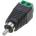 DeTech Конектор DeTech, RCA M - Screw Terminal, 10pcs. , Black - 17177 (DE-17177)