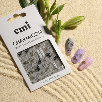 emi Charmicon 3D Silicone Stickers 257 Blooming Lotus samolepka – Sleviste.cz