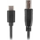 Lanberg CA-USBA-14CC-0018-BK USB-C (M) na USB-B (M), 1,8m, černý