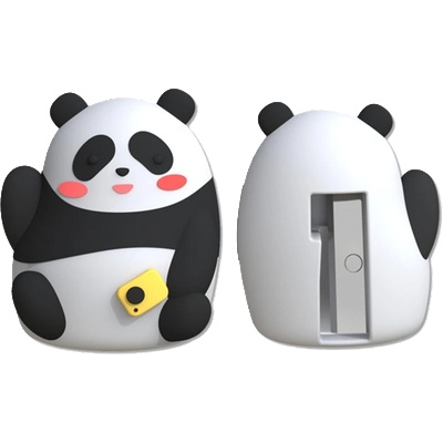 Deli Черно-бяла острилка с един отвор Deli Panda DEH572 (DEH572)