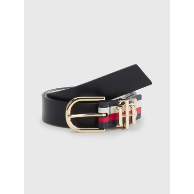 Tommy Hilfiger dámský kožený pásek černý