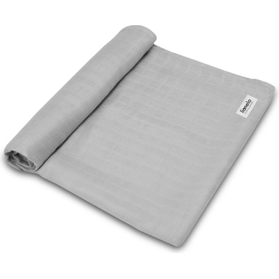 LIONELO plienka bamboo swaddle šedá