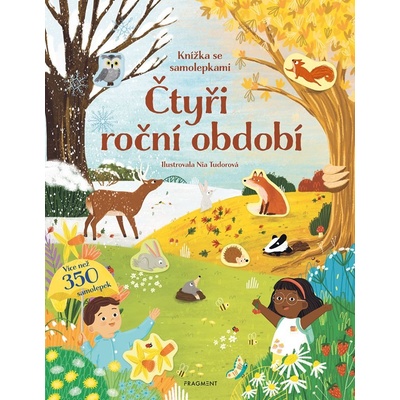 Čtyři roční období (Knížka se samolepkami) - Joli Hannah, Nia Tudor (ilustrátor)
