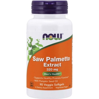 Now Saw Palmetto Serenoa plazivá extrakt 320 mg 90 rostlinných softgel kapsúl