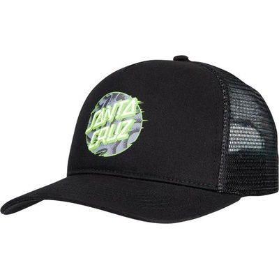 SANTA CRUZ Vivid Slick Dot Meshback Cap Black BLACK