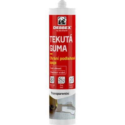 DEBBEX by Den Braven 100% Silikon Silver Line 280 ml kartuše transparentní – Hledejceny.cz