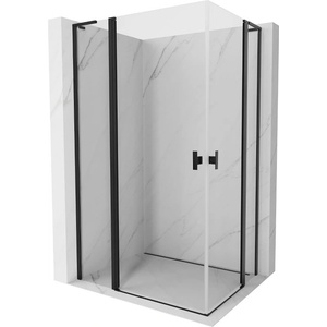 Mexen Mist L Duo душ кабина с отварящи се врати 105 x 90 см, прозрачна, черна - 8A4L-105-090-70-00 (8A4L-105-090-70-00)