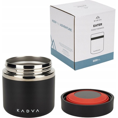 Kadva Termo nádoba na jídlo Eater 600 ml black