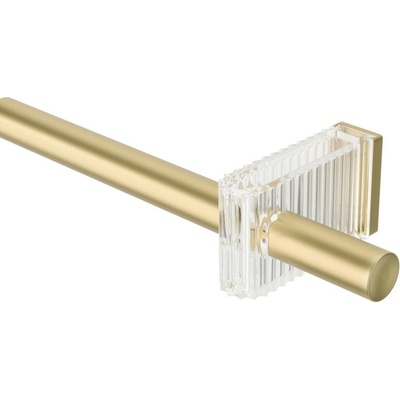 Rozšířitelná garnýž Umbra FLUTE D.107-305cm zlatá