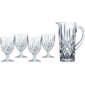 Nachtmann Чаши и кана NOBLESSE, комплект 5 бр. , прозрачни, Nachtmann (NM102387)