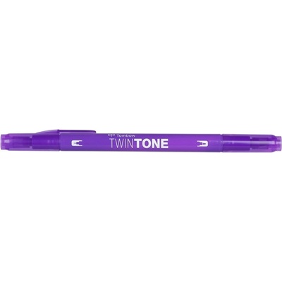 Tombow Маркер Tombow TwinTone виолетов 0, 3/0, 8 (WS-PK19)