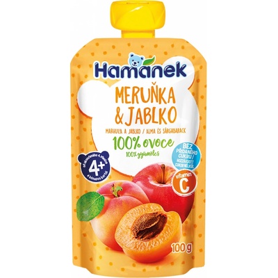 Hamánek kapsička Meruňka a Jablko 100 g – Zboží Dáma