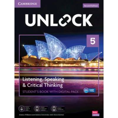 Unlock Level 5 Listening, Speaking and Critical Thinking Student's Book with Digital Pack | Jessica Williams, Sabina Ostrowska