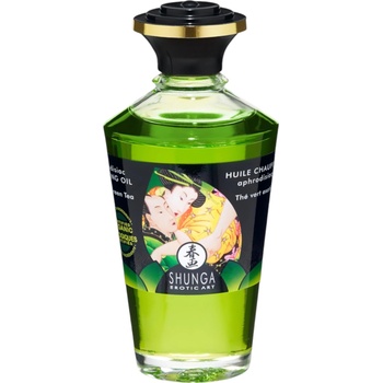 Shunga - затоплящо масажно олио - зелен чай (100ml)