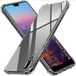 Techsuit Калъф за Huawei P20 - Удароустойчив Прозрачен Силиконов - Прозрачен (KF2344920)
