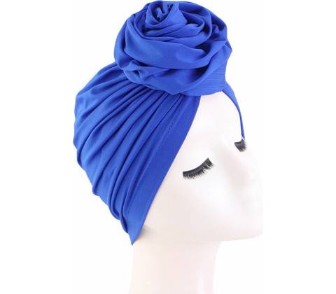 turban modrý
