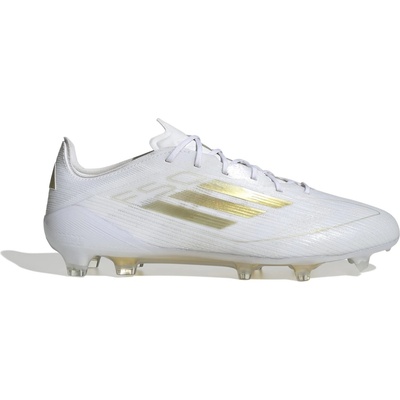 Adidas Футболни бутонки Adidas F50 Elite Adults Firm Ground Football Boots - White/Gold/Wht