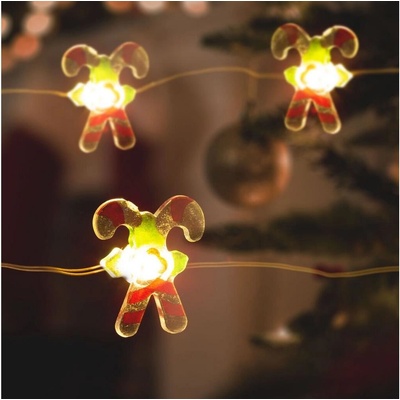 Family LED Vianočná reťaz 20xLED 2xAA 2,2m teplá biela LC3547