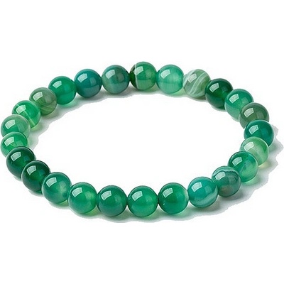 MP Achát pruhovaný zelený přírodní kameny větší MP1129