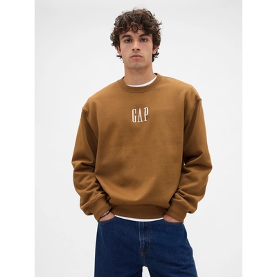 GAP Oversize mikina Heavyweight hnedá