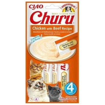 INABA Churu Chicken with Beef Recipe 4 x 14 g