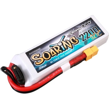 Gens ace G-Tech Soaring 2200mAh 11,1V 30C 3S1P Lipo baterie s konektorem XT60