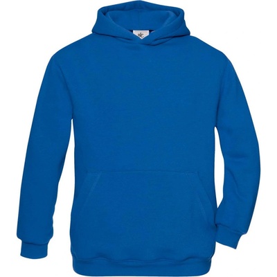 B&C Collection Hooded kids detská mikina s kapucňou royal blue