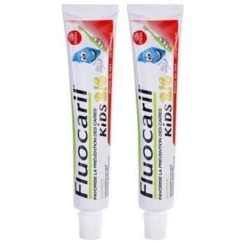 Fluocaril Kids 2-6 zubní pasta pro děti příchuť Strawberry 2 x 50 ml